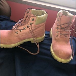 Pink timberlands